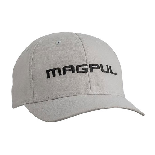 Magpul Mens Wordmark Stretch Fit Hat Small/Medium Gray