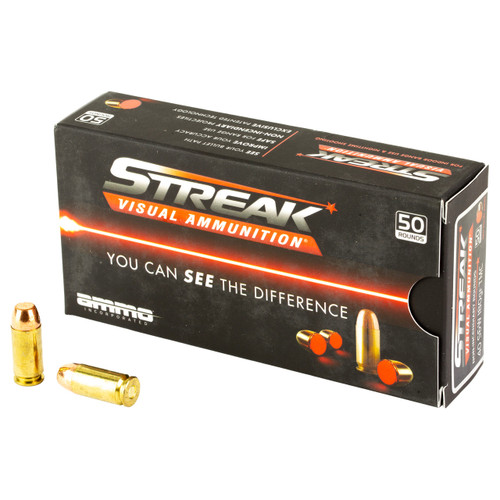 Streak 40 S&W 180 Grain TMC Ammunition 50 Rounds