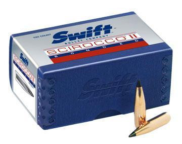 Swift Scirocco II 6mm (.243 Diameter) Bullets 90 Grain Bonded Polymer Tip Box of 100