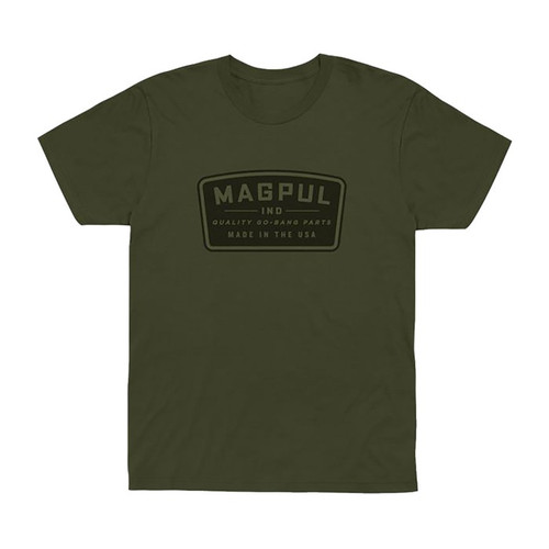 Go Bang Parts Cotton T-Shirt Olive Drab Large