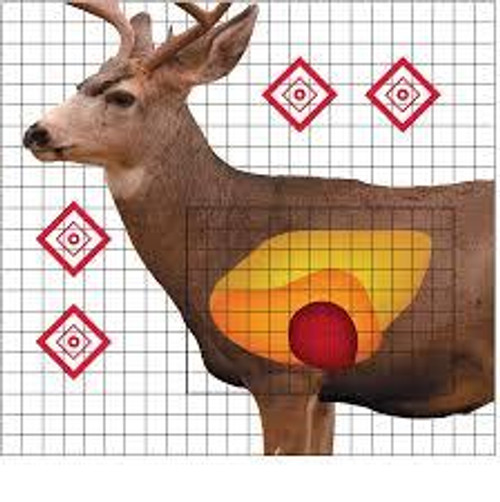 Pro-Shot Mule Deer Sight-In Targets 25x25" 5 Pack