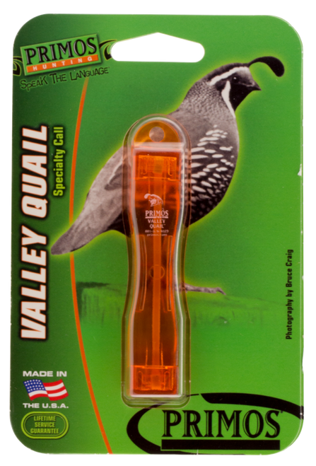 Primos Valley Quail Call Polymer Orange