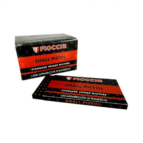 Fiocchi Small Pistol Primers 1500 Count 10 Sleeves of 150