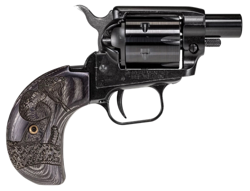 Taurus Barkeep Boot .22 LR Revolver 1.68" Barrel 6 Rounds Black Wood Burnt Snake Grips