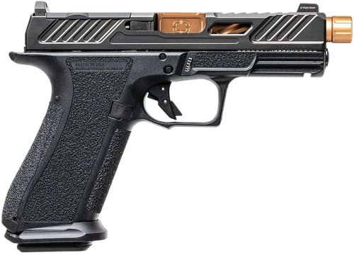 Cool Guns SHADOW SS-3037 XR920 9mm Pistol 4.5" Barrel 10+1 Round Black/Bronze