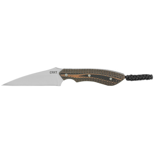 CRKT S.P.E.W. Fixed Blade Knife 3" Wharncliffe 5Cr15MoV Bead Blasted Blade G-10 Handle Black - Image 1
