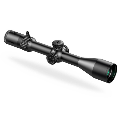 10 Ring Patriot Rifle Scope 4-16x44mm Sharpshooter Grid MIL Reticle Black