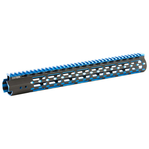 UTG PRO M-LOK AR-15 15-Inch Super Slim Handguard Black/Blue