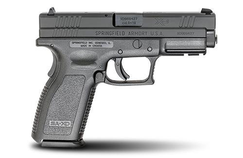 Springfield Armory XD 9mm Luger Pistol 4" Barrel 16+1 Round Black