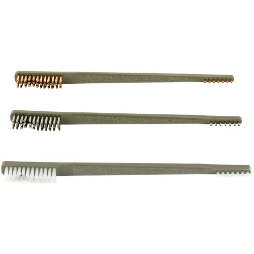 Otis Variety Pack All-Purpose Receiver Brushes Nylon Bronze Stainless
