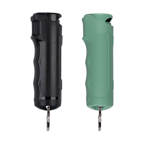 Sabre Pepper Gel with CLP 0.54 oz Aerosol 25 Shots 2-Pack Black/Green - Image 1