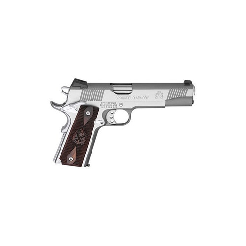 Springfield Armory 1911 45 ACP Pistol 5" Barrel 7+1 Round Stainless Steel