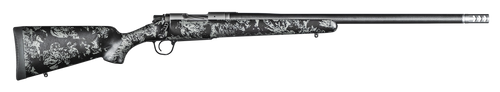 Christensen Arms Ridgeline FFT Bolt Action Rifle 7mm Remington Magnum 22" Carbon Fiber Threaded Barrel Stainless Frame Black/Gray Field Stock