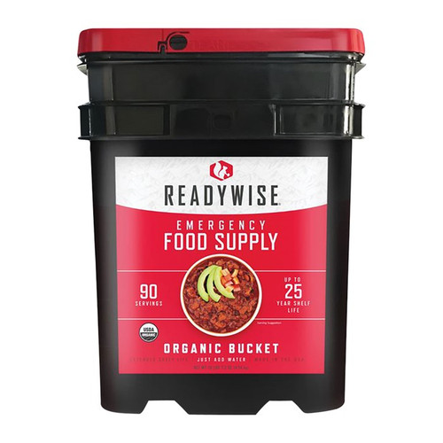 ReadyWise Organic Bucket Freeze Dried Food 90 Serving