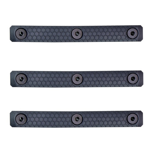 Slate Black Industries M-Lok Grip Panels 3-Slot Slate Grey 3-Pack