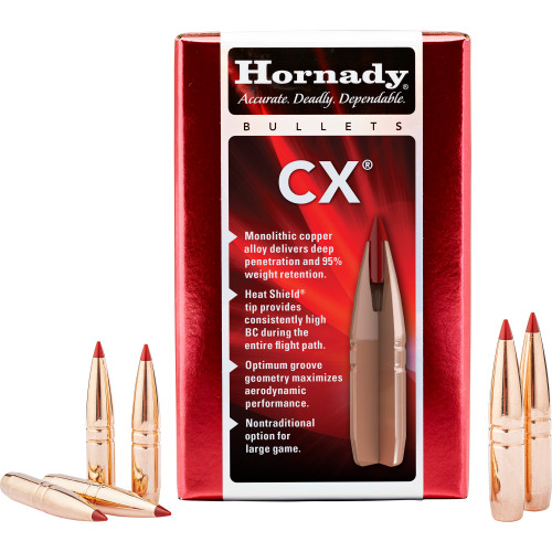 Hornady CX Bullets 7mm .284" 139gr Polymer Tip Boat Tail 50/Box