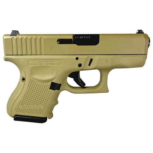 Glock 26 Gen 4 9mm Luger Pistol 3.43" Barrel 10+1 Round FDE