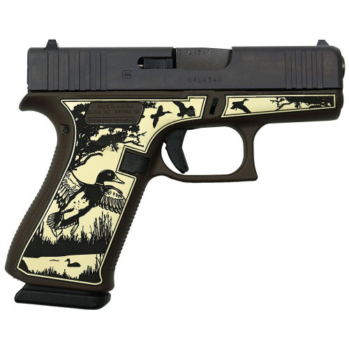Glock 43x 9mm Luger Pistol 3.41" Barrel 10+1 Round Mallard Brown