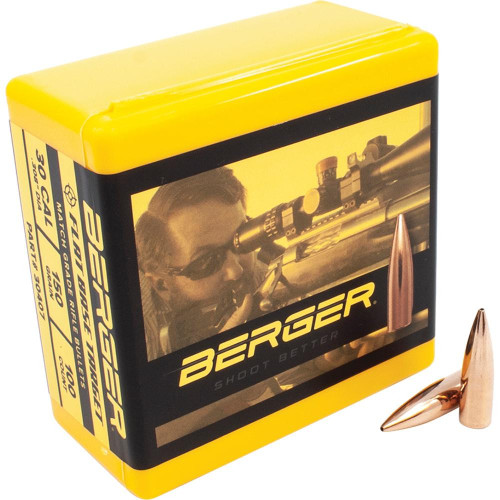 Berger Target 30 Caliber (308 Diameter) Bullets 150 Grain Jacketed Hollow Point Box of 100