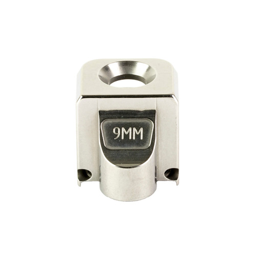 Zaffiri Precision Blowhole Compensator for Glock 9mm (Gen 1-5) 1/2x28 Thread Stainless Steel
