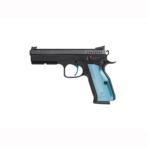 Cz-Usa Shadow 2 SA 9mm Luger Pistol Blue Aluminum Grips