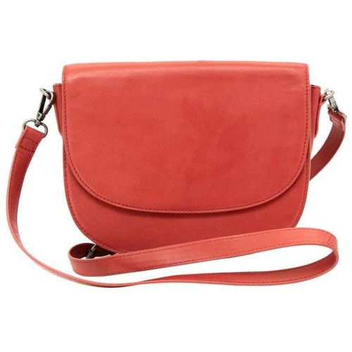 Rugged Rare Sophia Saddle Bag Red 7.5x9.5x4 Inches