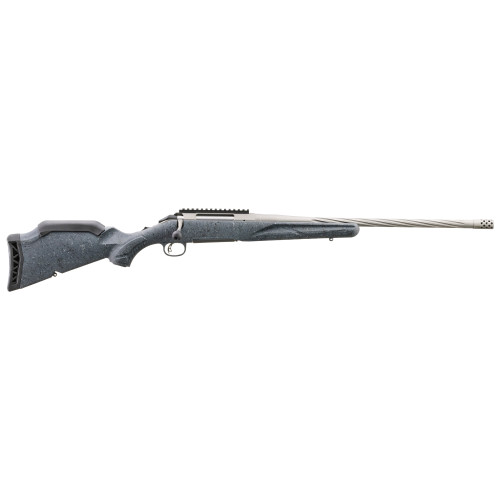 Ruger American Gen II Bolt Action Rifle 270 Winchester 20" Fluted Gun Metal Gray Threaded Barrel Gun Metal Gray Frame Gray Raised Comb Stock