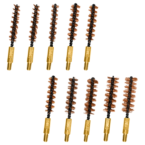 Otis Bronze Bore Brushes .22-.45 Caliber 10 Pack