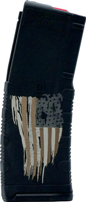 5.56" TATTERED FLAG ETCHEDBLACK RAIN MAGAZINE AR15 30RD 5.56" TATTERED FLAG ETCHEDBLACK RAIN MAGAZINE AR15 30RD