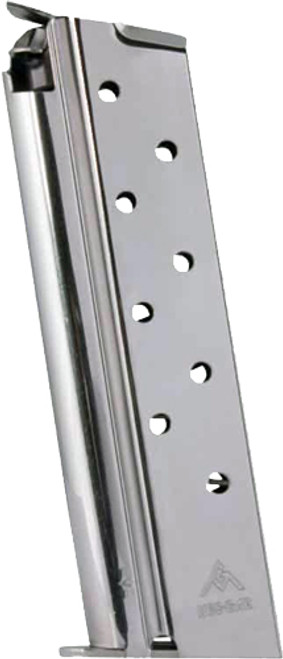 10MM 8RD NICKELIVER JOHNSON MAGAZINE 1911 GVT 10MM 8RD NICKELIVER JOHNSON MAGAZINE 1911 GVT