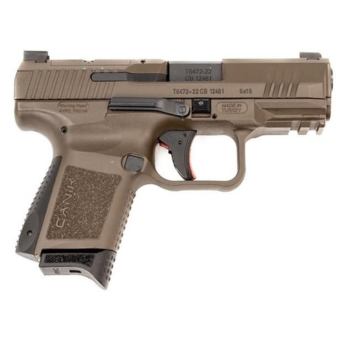 Century Arms Canik TP9 Elite SC 9mm Luger Pistol 3.5" Barrel 12+1 Round Patriot Brown (Includes Optics-Ready Slide) Century Arms Canik TP9 Elite SC 9mm Luger Pistol 3.5" Barrel 12+1 Round Patriot Brown (Includes Optics-Ready Slide)