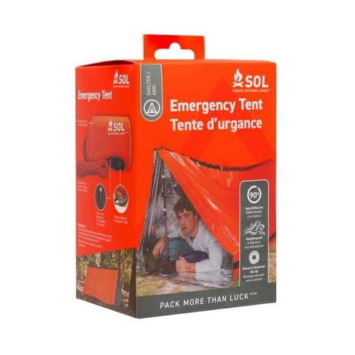Adventure Ready Brands Emergency Tent Orange