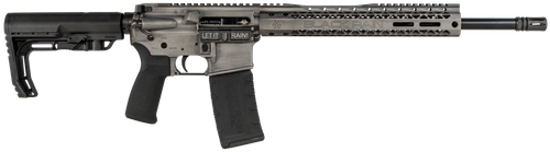 Black Rain Ordnance BROFUSIONTB Fusion 5.56x45mm NATO 16" 30+1 Titanium Battleworn Cerakote 6 Position MFT Minimalist Stock