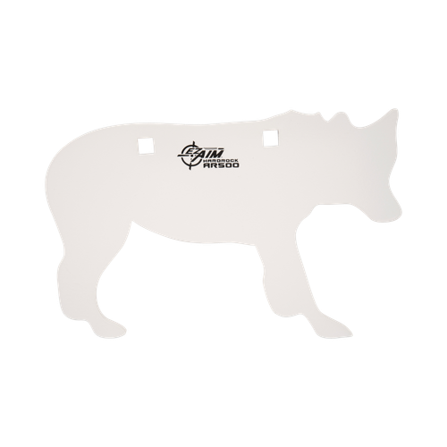 Allen EZ Aim 15574 Shooting Silhouette Coyote 0.38 Inch Thick White