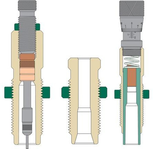 Redding Type S Match 6.5x47mm Lapua Bushing Neck Sizing, Body, Bullet Seating 3 Die Set Redding Type S Match 6.5x47mm Lapua Bushing Neck Sizing, Body, Bullet Seating 3 Die Set