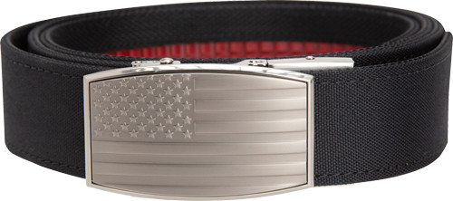 BELT 1.5" BLK UP TO 50" WAISTNEXBELT ASTON USA EMBOSSED GUN