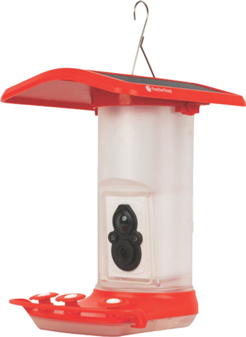 WI-FI SOLAR POWERED W/ CAMERAFEATHERSNAP HUMMINGBIRD FEEDER