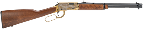 Taurus Rossi Rio Bravo Doc Holiday Lever Action Rifle 22 LR 18" Barrel Gold Finish Hardwood Stock