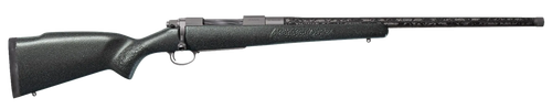 Nosler M48 Mountain Carbon Bolt Action Rifle 28 Nosler 24" Threaded Barrel Tungsten Gray Cerakote Frame Granite Green Stock