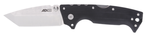 Cold Steel AD-10 Folding Knife 4" Tanto Plain Stonewashed S35VN Blade G10 Handle Black