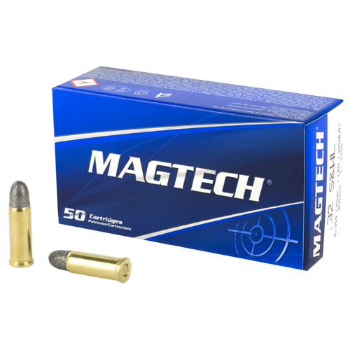 Magtech 32 S&W Long Ammunition 98 Grain Lead Round Nose Box of 50