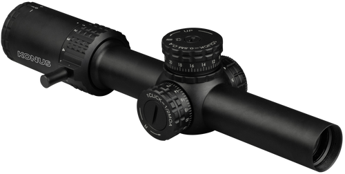 Konus Sultan Rifle Scope 1-10x24mm 30mm Illuminated Ballistic Circle Reticle Black