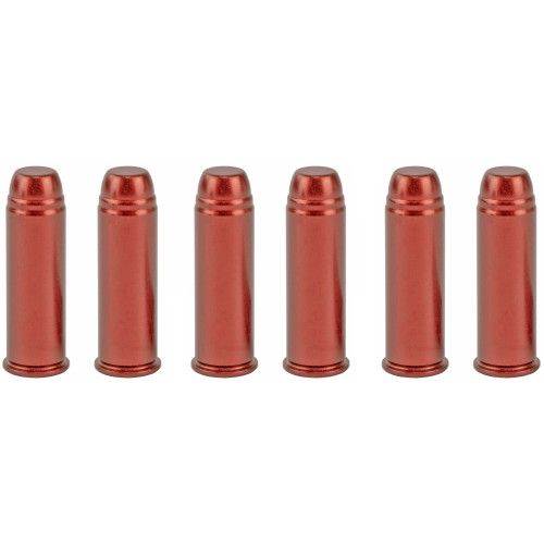 A-ZOOM Action Proving Dummy Round, Snap Cap 44 Remington Magnum Aluminum 6PK - Image 1