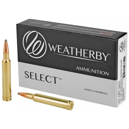 Weatherby 300 Weatherby Magnum Ammo 165 Grain Hornady Interlock