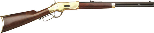 Cimarron 1866 Yellow Boy Lever Action Rifle 38-40 20" Octagon Barrel Brass/Blued Frame Walnut Stock