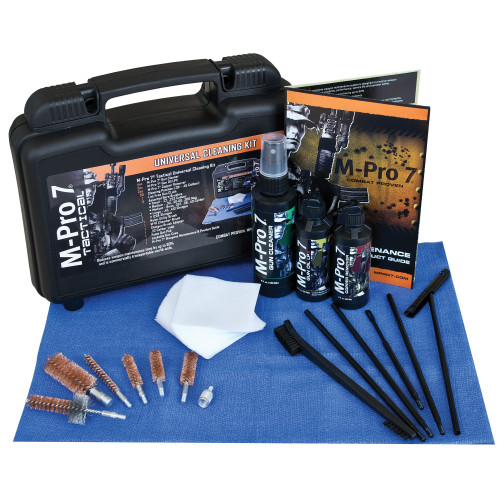 M-Pro 7 Tactical Cleaning Kit 22 Caliber to 12 Gauge M-Pro 7 Tactical Cleaning Kit 22 Caliber to 12 Gauge
