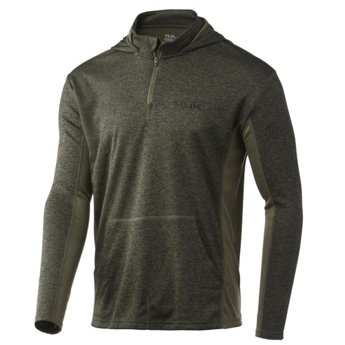 Huk Icon X Coldfront Hoodie Heather Moss Large Huk Icon X Coldfront Hoodie Heather Moss Large