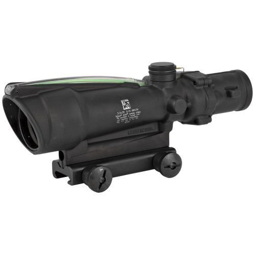 Trijicon ACOG TA11 BAC Rifle Scope 3.5x 35mm Dual-Illuminated Green Crosshair 223 Remington Reticle with TA51 Flattop Mount Matte Black