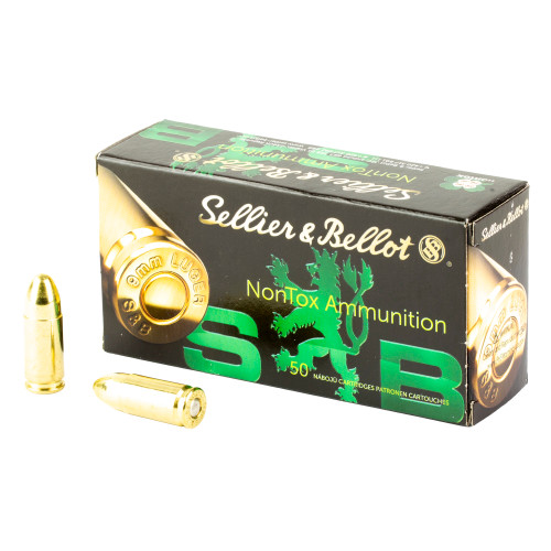 Sellier & Bellot 9mm Ammo 115 Grain Full Metal Jacket Box of 50 - Image 1