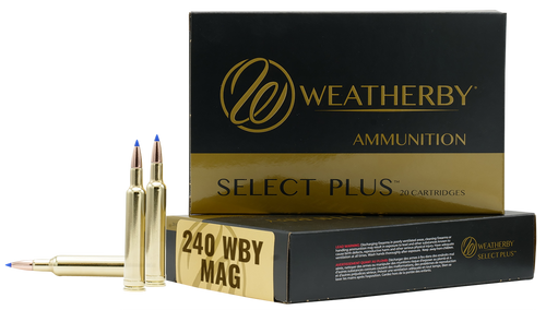 Weatherby Select Plus 240 Weatherby Magnum Ammo 80 Grain Barnes Tipped Triple-Shock X Polymer Tip Lead Free Box of 20